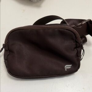 Fabletics Dark Brown Wristlet Bag